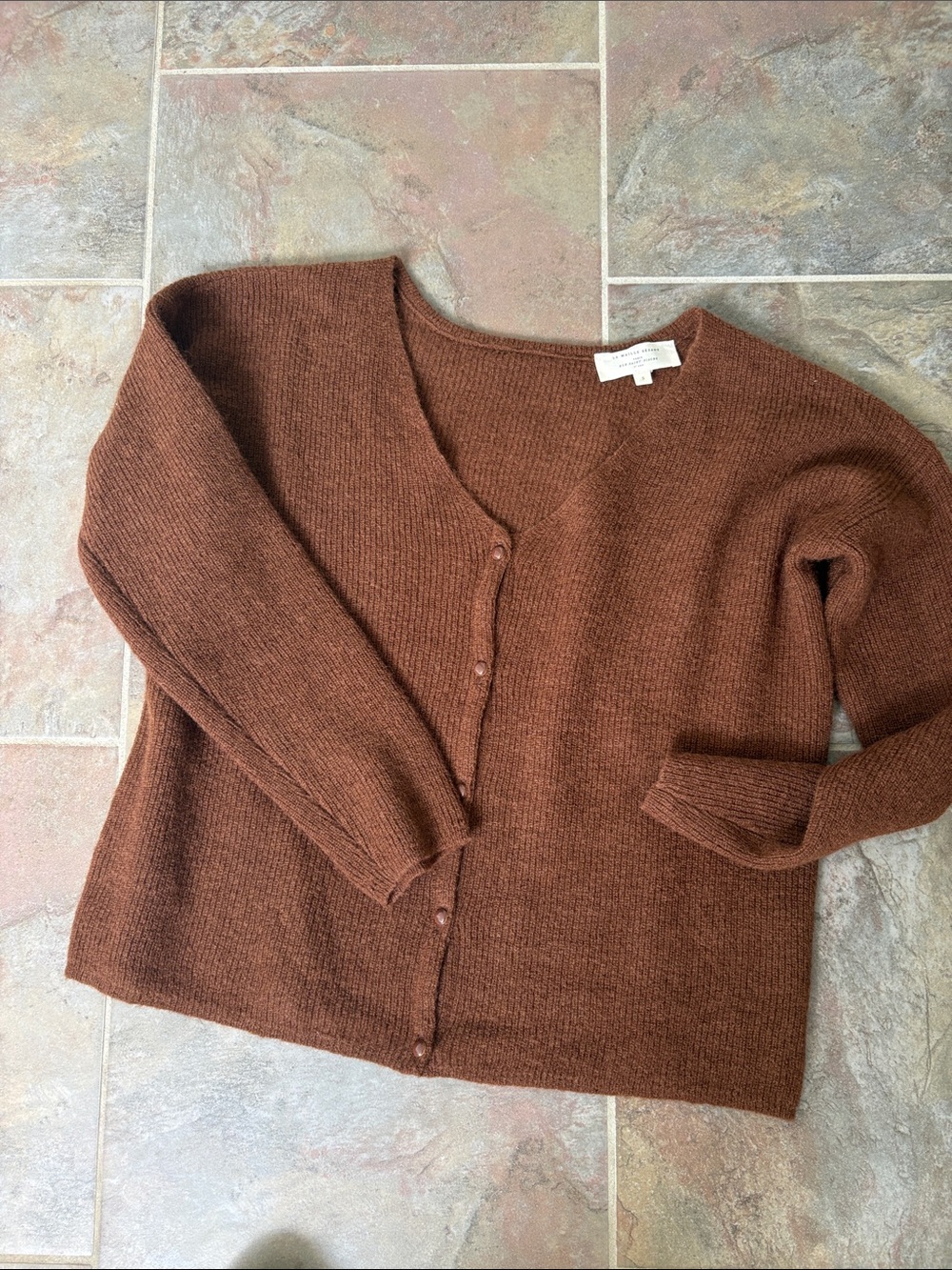 SEZANE BROWN JUMPER- size small